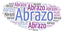 nube de palabras que dice "Abrazo"