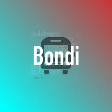 imagen de la palabra "bondi"
